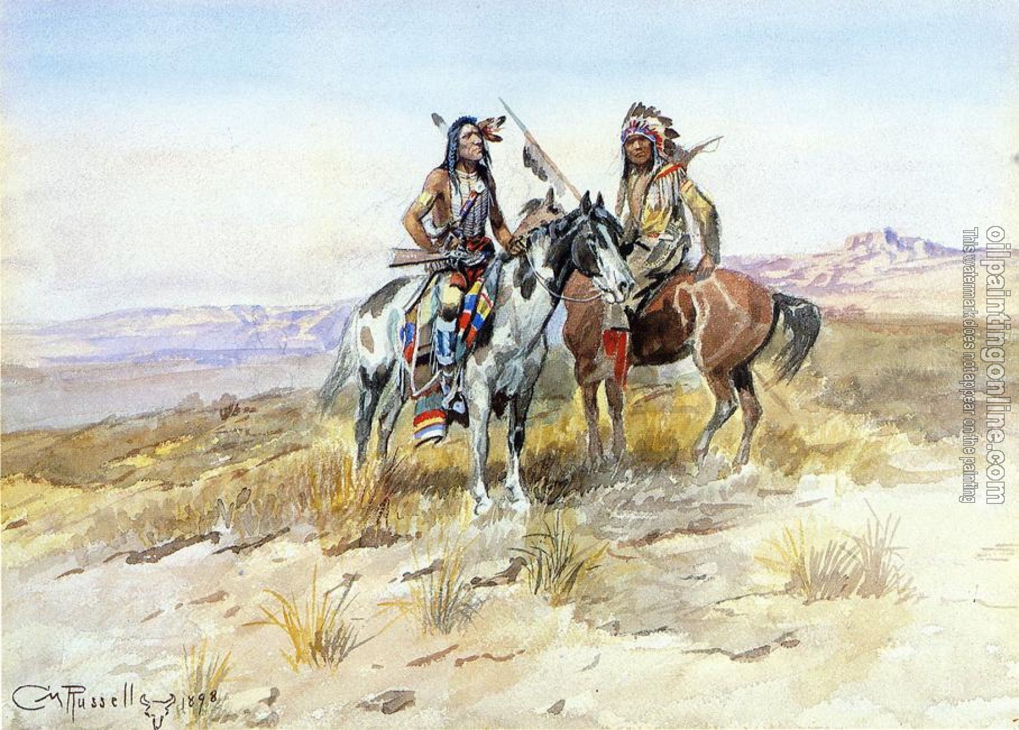 Charles Marion Russell - On the Prowl